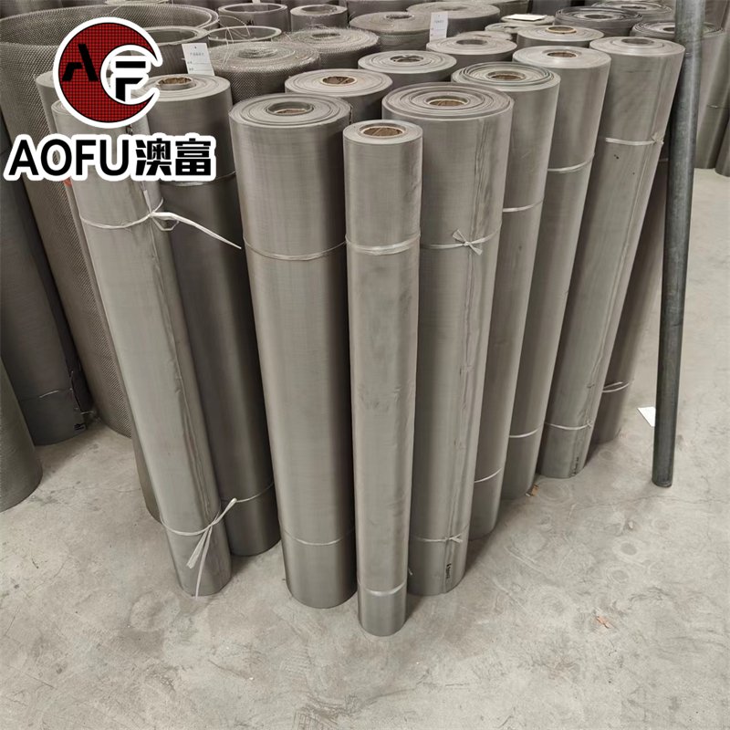 metal Weave 120 150 180 Mesh 316 316L Stainless Steel Wire Mesh Roll
