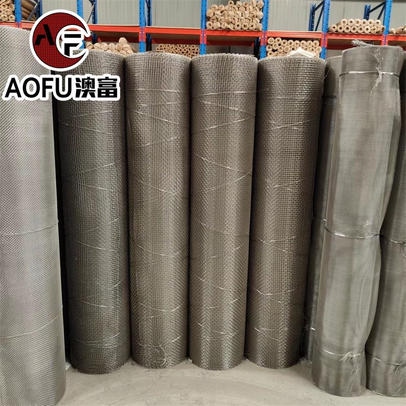 metal Weave 120 150 180 Mesh 316 316L Stainless Steel Wire Mesh Roll