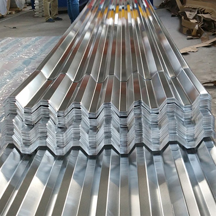 High Strength Corrugated Sheet Wave Tile Type 20 Gauge Gi Galvanized Steel Roofing Sheet