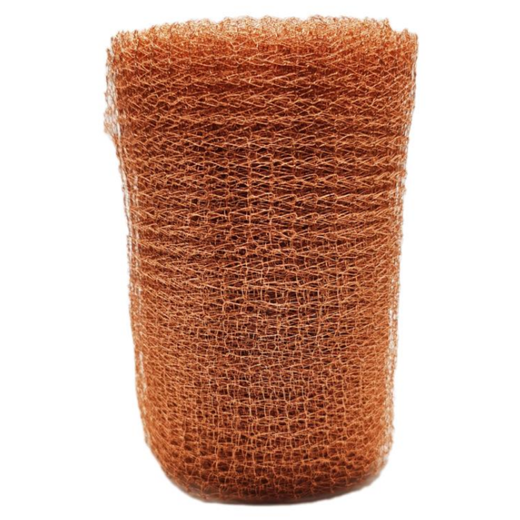 127mm width stainless steel knitted wire mesh rolls/pure nickel knitted wire mesh/knitted wire mesh for distillation