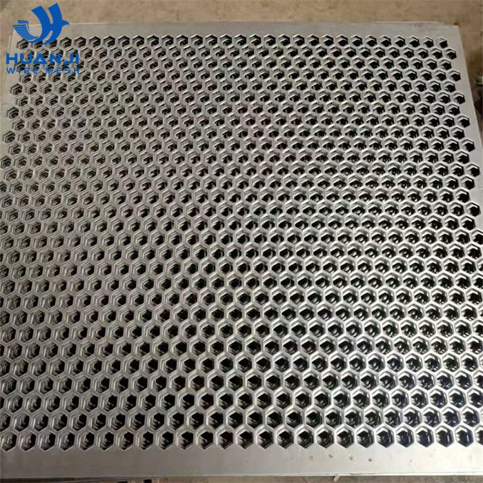 Round hole decoration galvanized perforated metal mesh