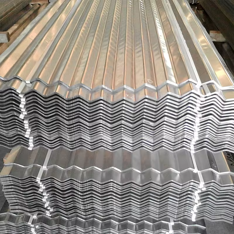 28 20g 40g 60g Gauge Zinc Coated Iron Metal Galvanized Corrugated Steel Roofing Sheet Corrugated Roof Sheet Steel