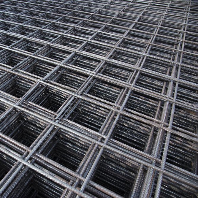 7mm long and cross bars used in monolithic construction steel wire reinforcing concrete mesh