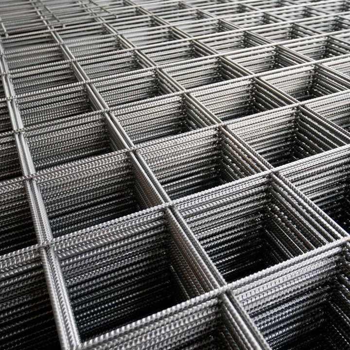 7mm long and cross bars used in monolithic construction steel wire reinforcing concrete mesh