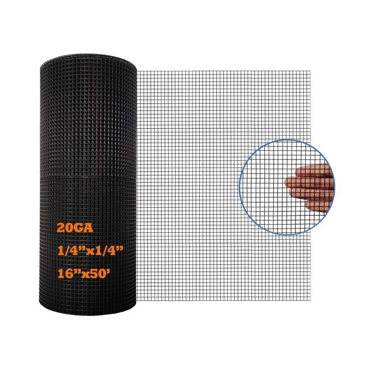 High Quality 304 316 Stainless Steel Wire Mesh Filter Net Screen Black Mesh Cloth Metal Square Wire Netting Woven Mesh