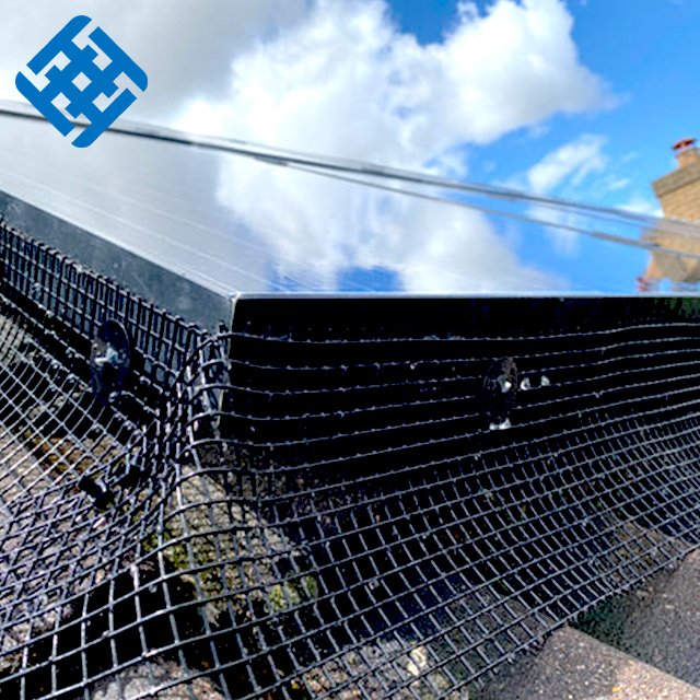 Factory Price Solar Roof Panel Mesh PVC Coated Steel Bird Pigeon Proofing 1mm Welded Wire Custom Cutting Welding Offered