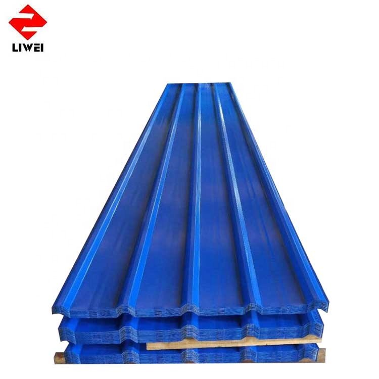 5052 Ral Color Coated Metal Roofing Sheets Full Hard Secondary PPGI Corrugated Metal Roofing Steel Sheet