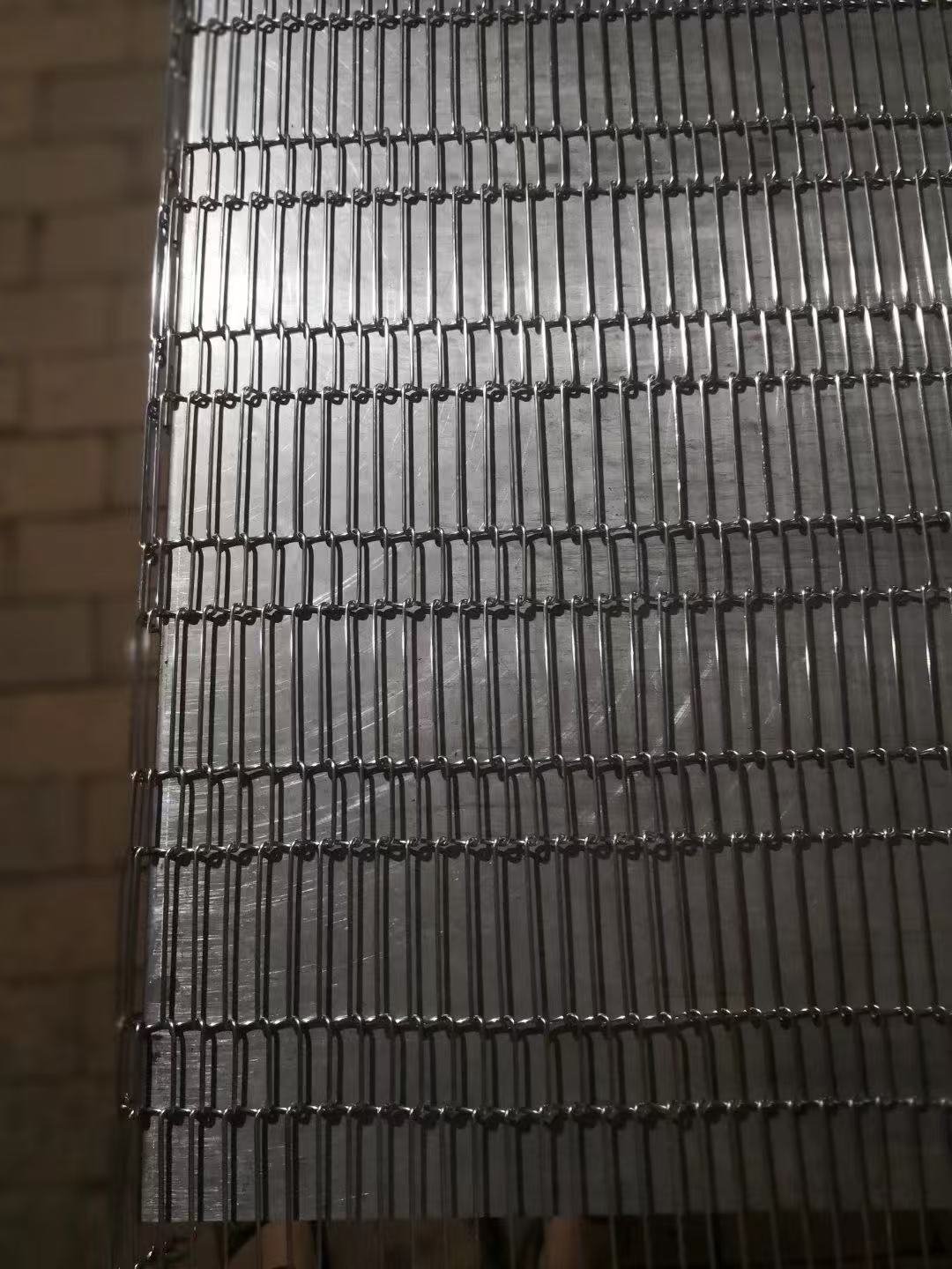 SS304 SS316 Metal Wire Mesh Conveyor Baking Belt For Enrobing Plant