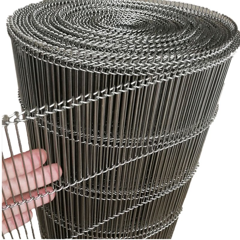 SS304 SS316 Metal Wire Mesh Conveyor Baking Belt For Enrobing Plant