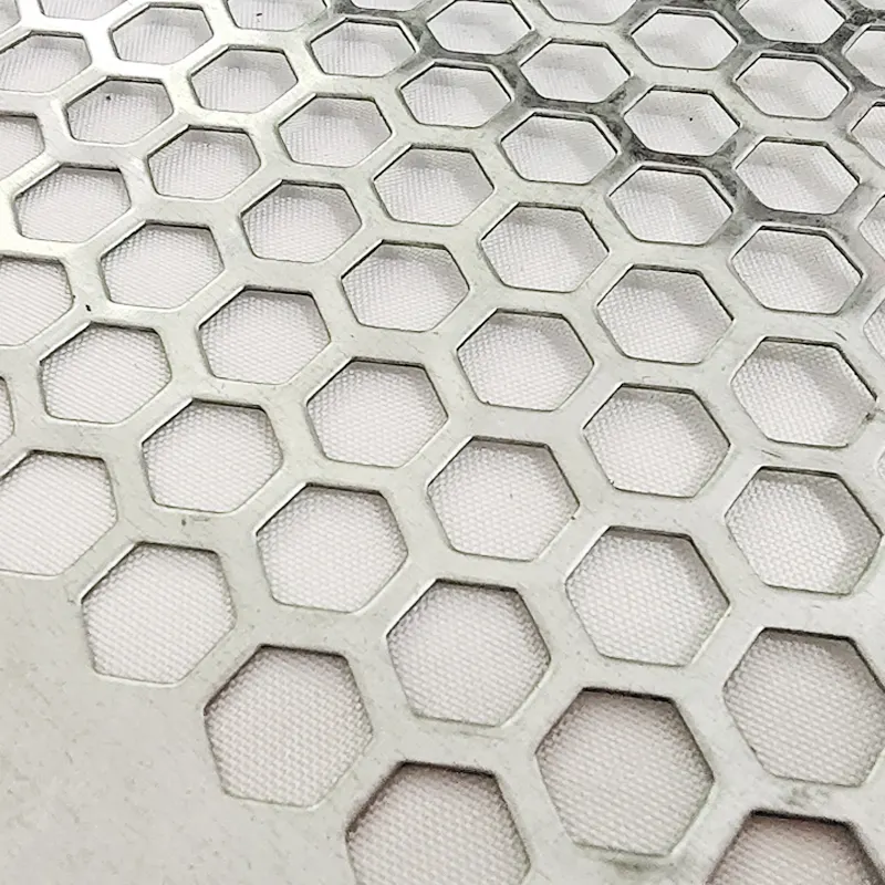 Lowes Sheet Metal Decorative Wire Mesh Iron Plate Punched Metal Mesh for Speaker Perforated Mesh Hot Dipped Galvanized Silver