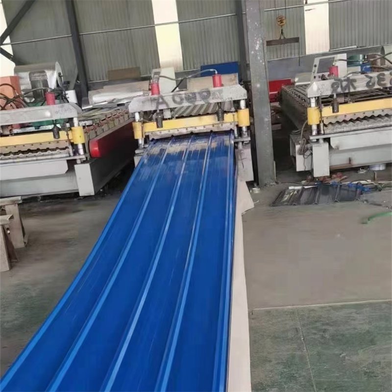 Heatproof 20 Gauge Colored Galvanized Aluzinc Corrugated Fiber Cement PVC Gerald Roofing Sheet