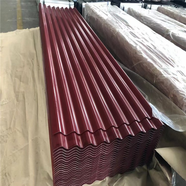 Top quality galvanized sheet metal roofing color corrugated steel roof sheet
