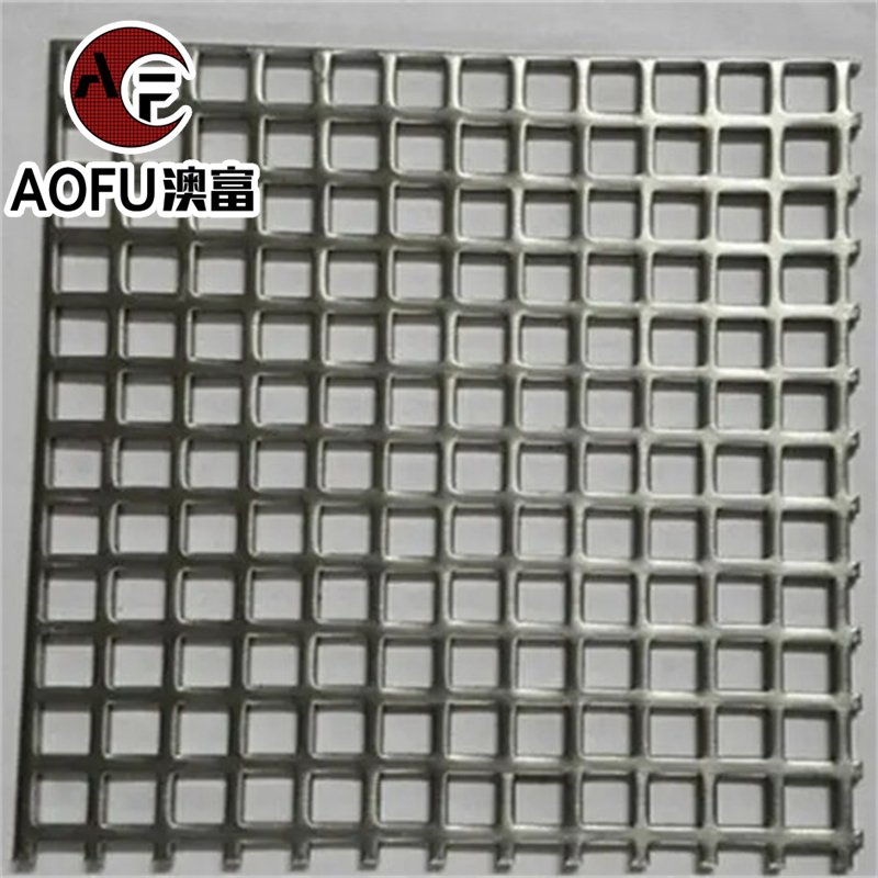square hole 316l stainless perforated sheet perforated metal sheet stainless steel wire mesh panel stock
