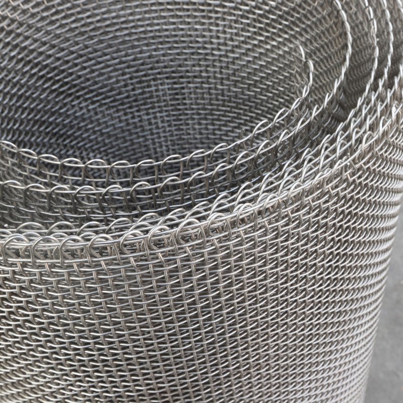 Good Quality 304 316 Stainless Steel Woven Wire Mesh Sieving 316L Woven Stainless Steel Wire Mesh