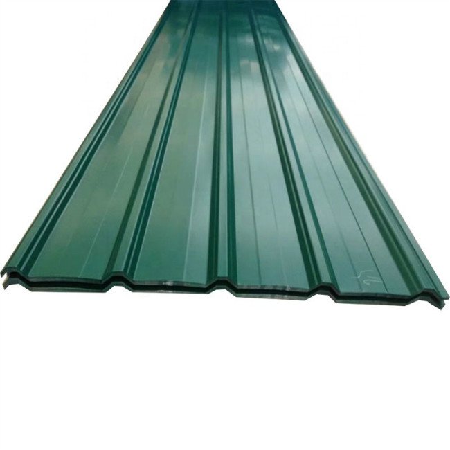 22 24 Gauge Thickness Galvanized Corrugated PPGI Steel Roofing Sheet