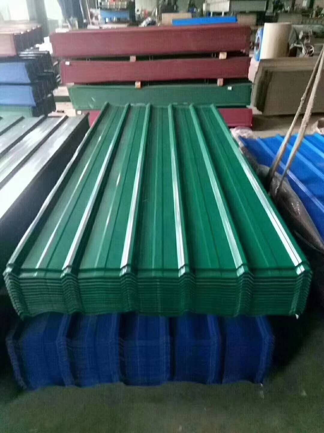 High Quality Color Coated Galvanized Steel Roofing Sheet Full Hard Corrosion Resistance 0.12-0.3mm Thickness Roofing Sheet