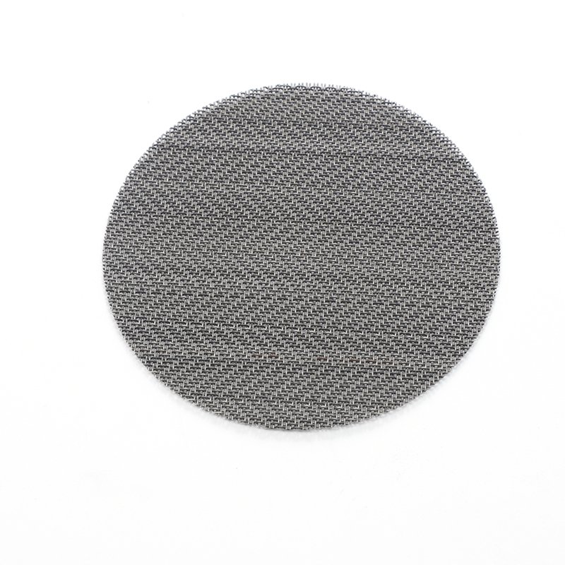 Customizable Twill round Hole Stainless Steel Woven Wire Mesh Filter Disc for extruding machine