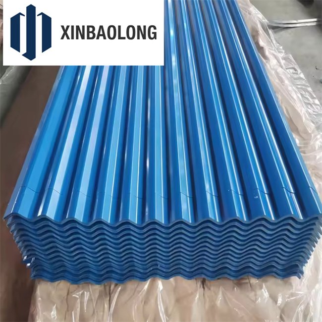 Width 100mm-1500mm Roofing Sheet Coated Color Painted PPGI Building Material Galvanized Steel Roof Plate