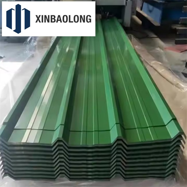Width 100mm-1500mm Roofing Sheet Coated Color Painted PPGI Building Material Galvanized Steel Roof Plate