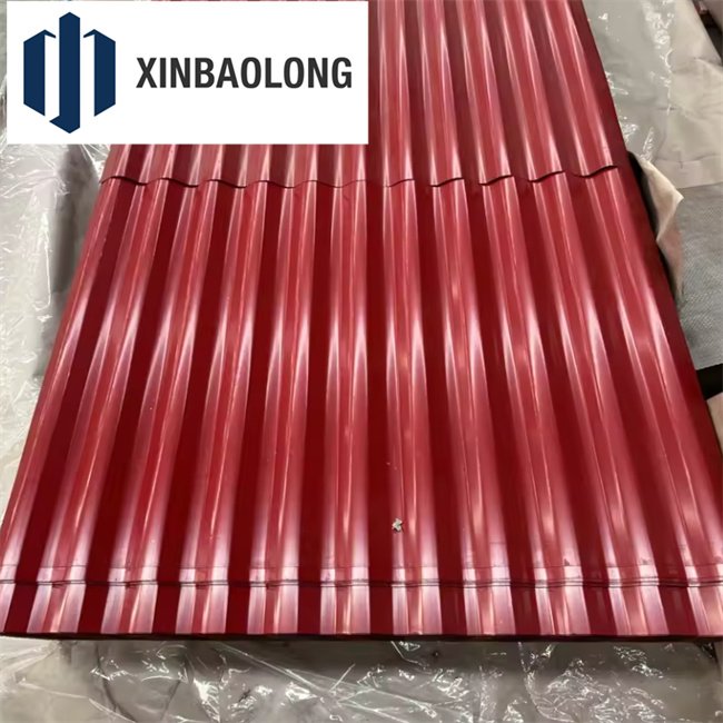 Width 100mm-1500mm Roofing Sheet Coated Color Painted PPGI Building Material Galvanized Steel Roof Plate