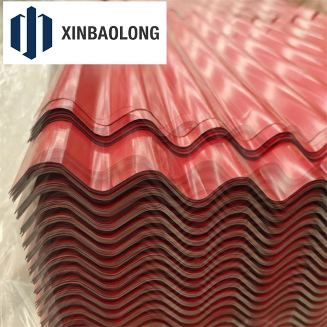 Width 100mm-1500mm Roofing Sheet Coated Color Painted PPGI Building Material Galvanized Steel Roof Plate