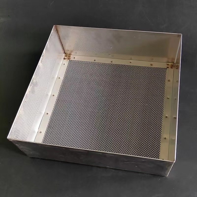 Support Sample Any Hole Size Metal Stainless Steel Round Square Shape Woven Wire Mesh Sieve