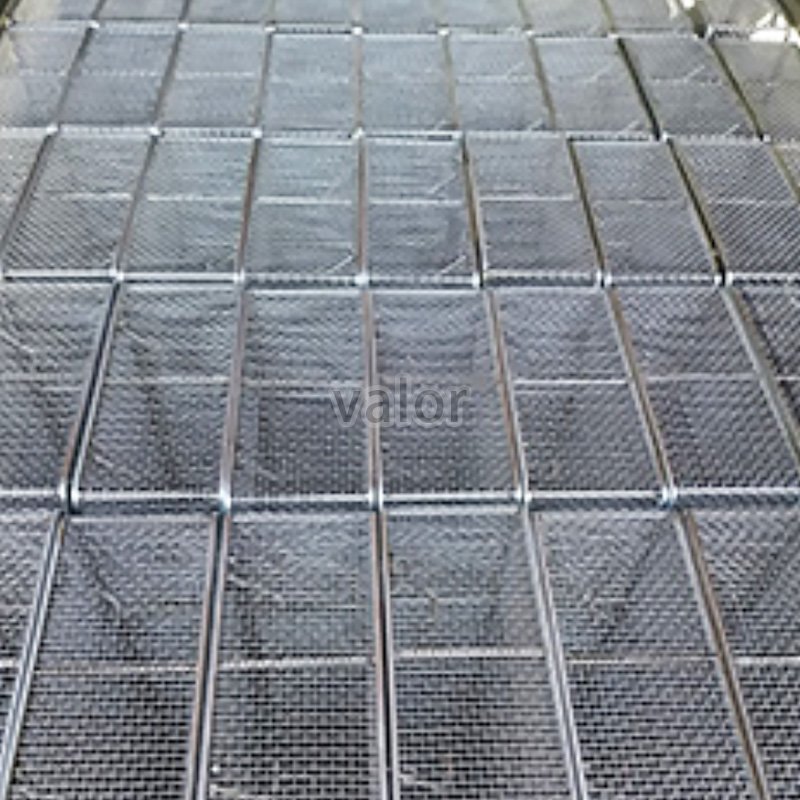 Customized stainless steel medical disinfect woven wire mesh basket shallow wire mesh basket metal wire golf basket