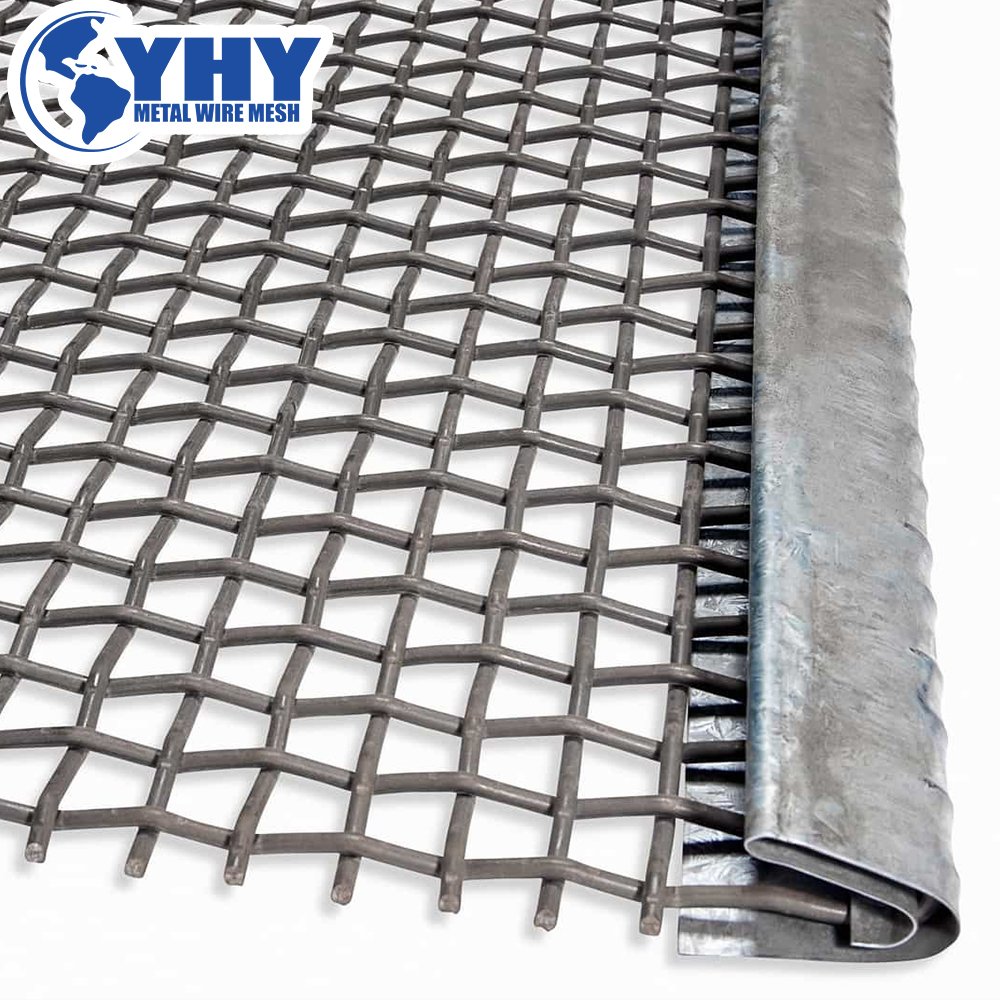 High Tensile Hooked Heavy Duty Wire Mesh Screens for Industry Mining