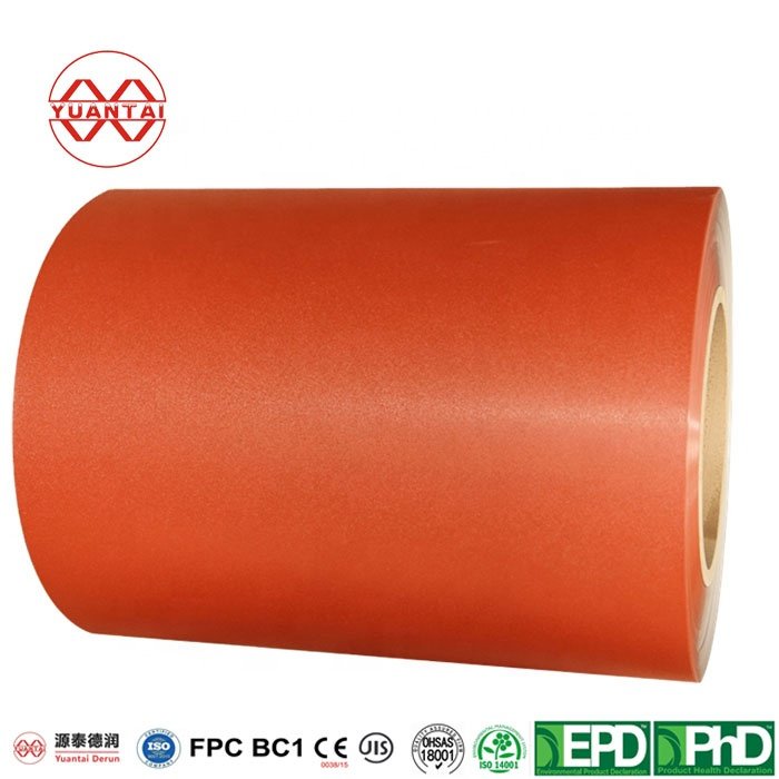 Galvanized Sheet Ppgi Coil High-quality Metal Sheet Color Steel Spot Welding Zinc Coated Price Sheet Red Bobinas De Acero