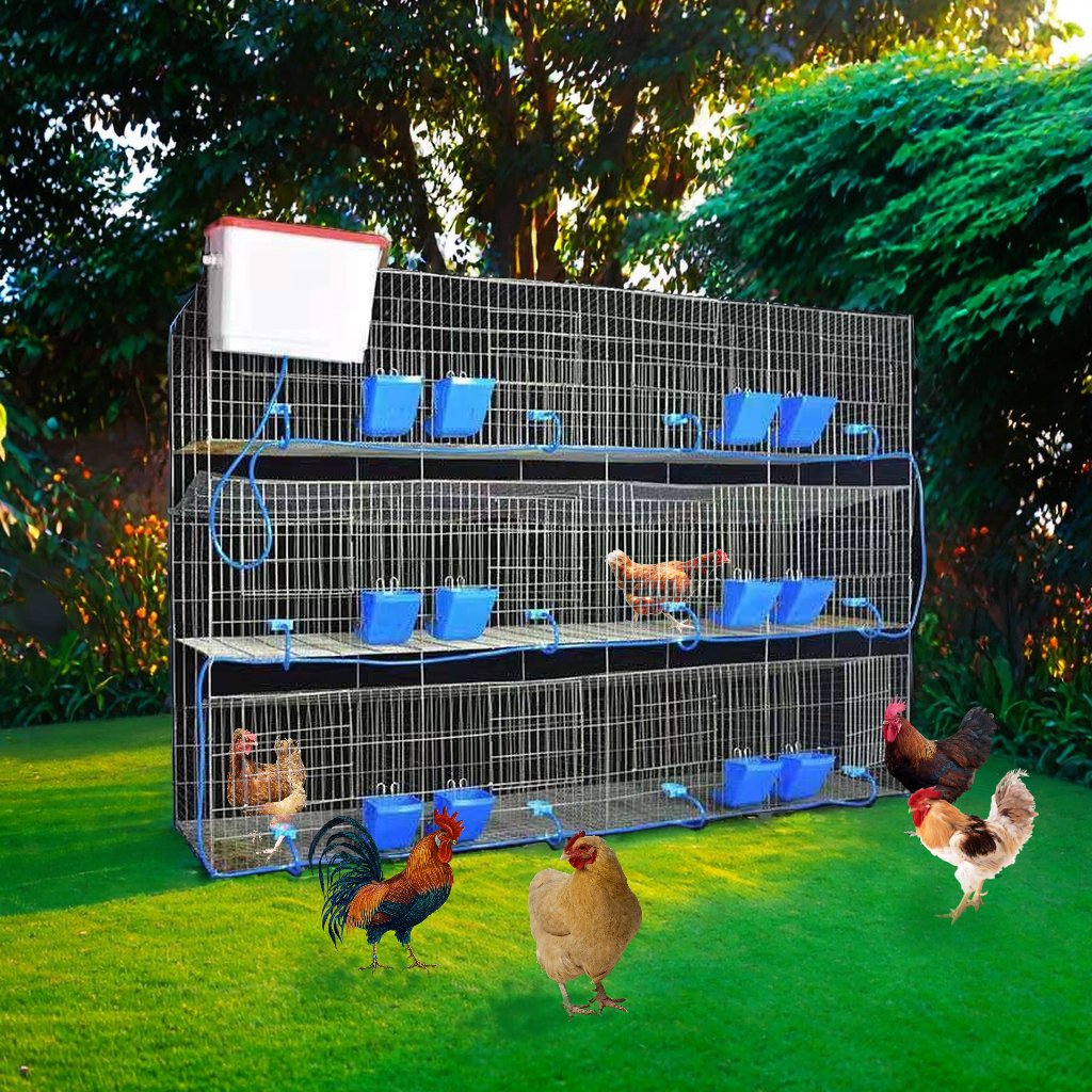 High quality poultry breeding equipment, metal rabbit cage, plain weave farm fence, factory price
