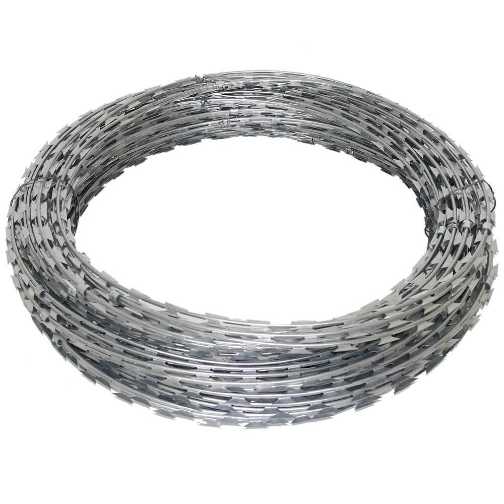 BTO-22 Galvanized Concertina Razor Barbed Wire