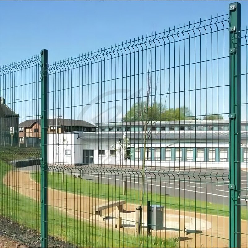 High Quality Galvanized Steel Metal PVC Coated 3D Bending Curved Garden Farm Welded Wire Mesh Panel Fence