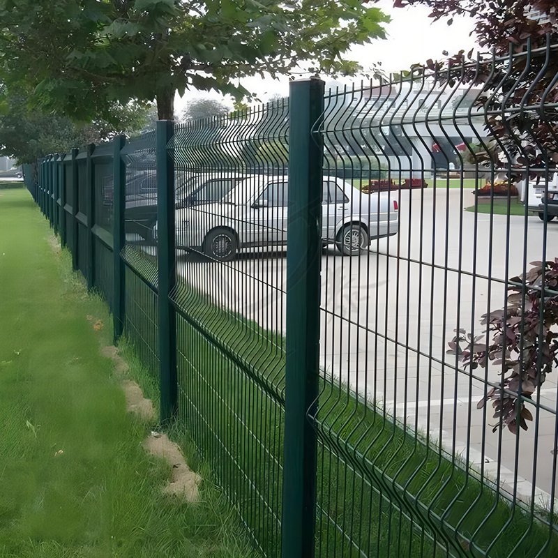 High Quality Galvanized Steel Metal PVC Coated 3D Bending Curved Garden Farm Welded Wire Mesh Panel Fence
