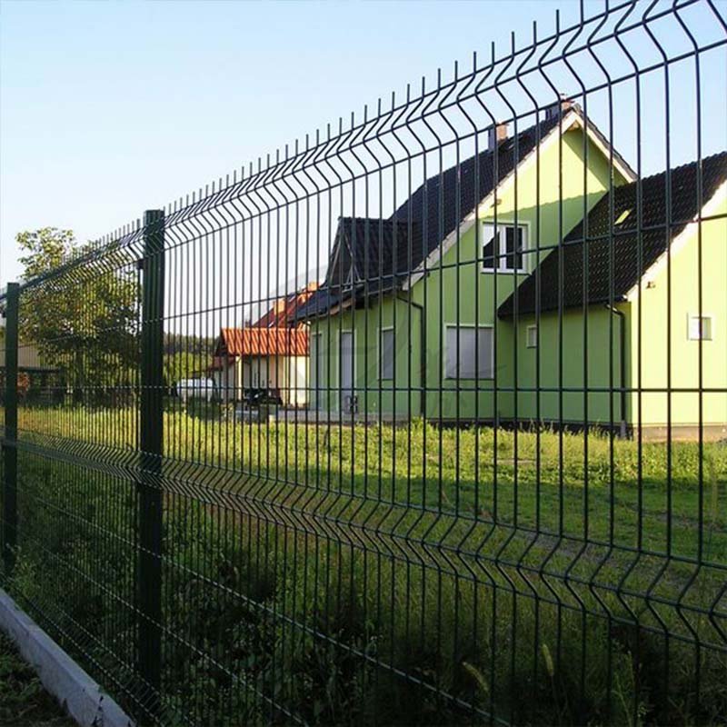 High Quality Galvanized Steel Metal PVC Coated 3D Bending Curved Garden Farm Welded Wire Mesh Panel Fence