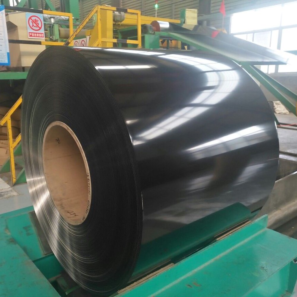 Prime quality 0.4mm size black colour ppgi prepainted galvanized steel coil price for sale