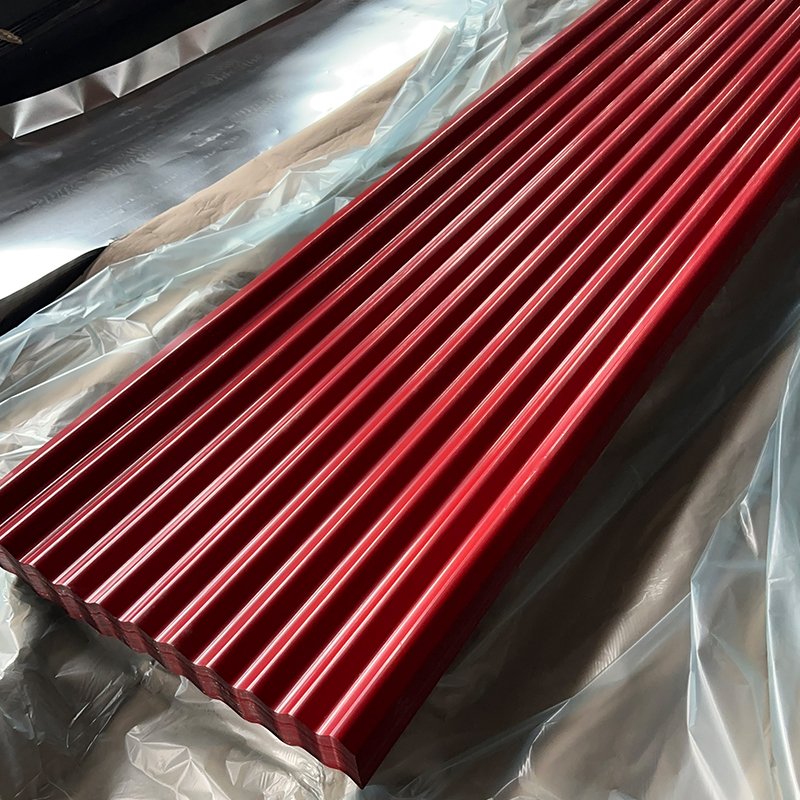 GI PPGI PPGL Galvanized Corrugated Metal Roof Tiles Color Coated Corrugated Roofing Sheet Panels Construction Materials