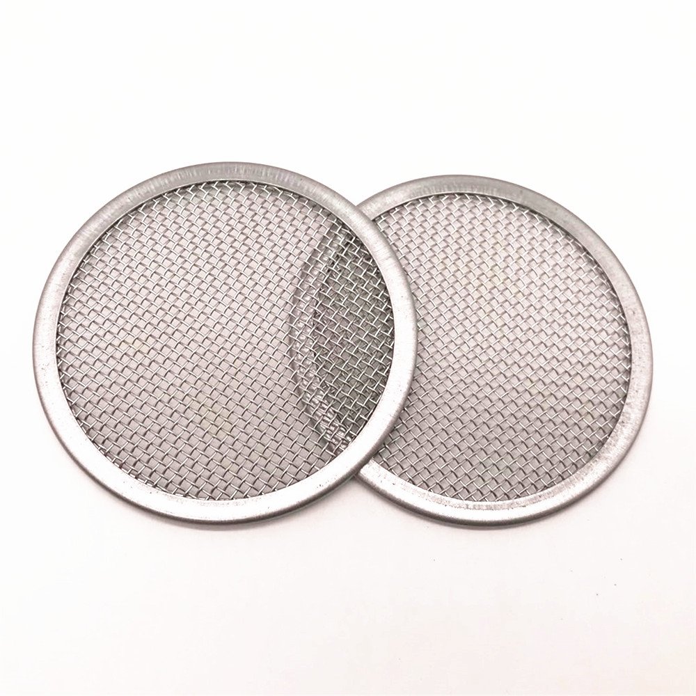 custom stainless steel 304 316 woven wire mesh filter disc circle