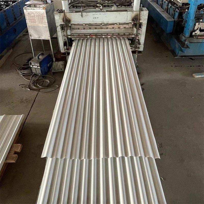 ASTM A653 Dx51d Z275 Gi PPGI PPGL Galvalume Color Coated Prepainted Galvanized Corrugated Steel Metal Roofing Sheet