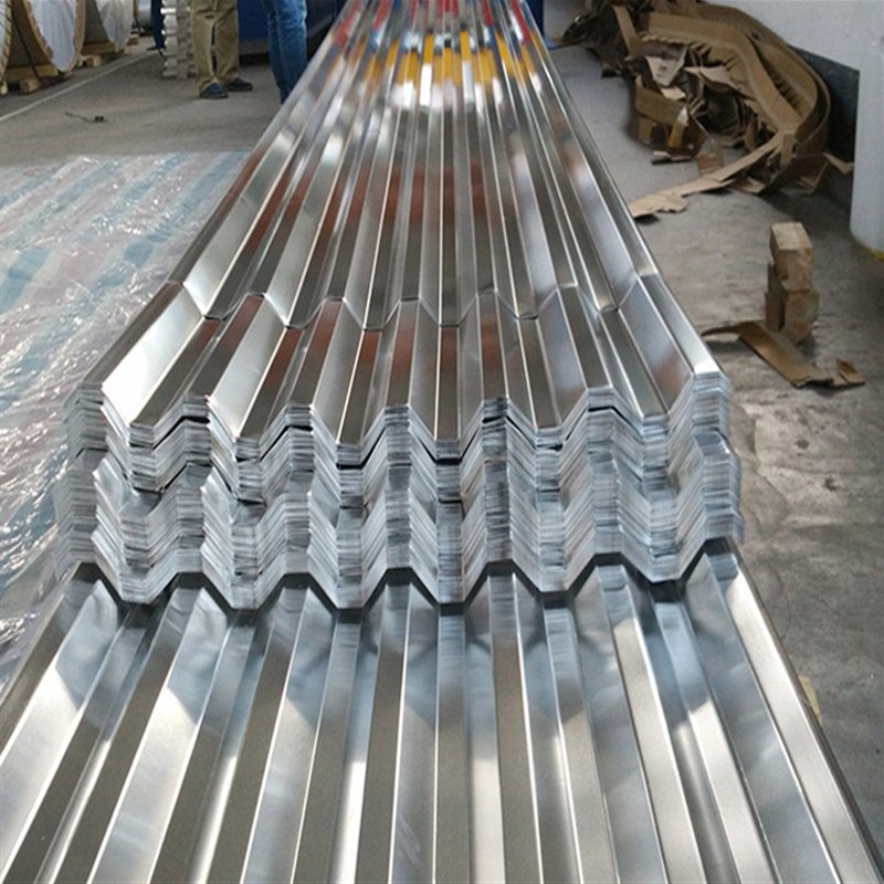 ASTM A653 Dx51d Z275 Gi PPGI PPGL Galvalume Color Coated Prepainted Galvanized Corrugated Steel Metal Roofing Sheet