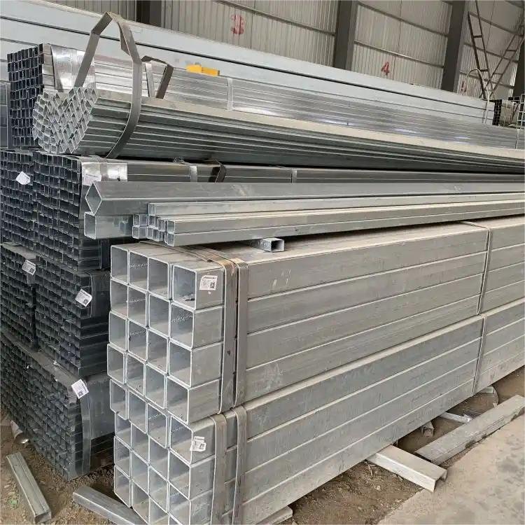 High-quality low-cost raw materials square hot dip galvanized steel hollow steel pipe