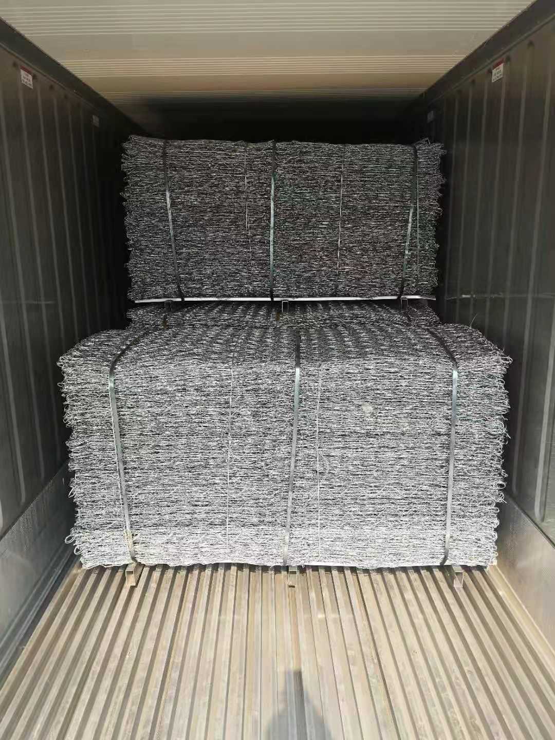 Factory Direct Sale Hot dipped Galvanized Woven Steel Wire Mesh Gabion Basket and Galfan Gabion Box 95%Zinc + 5%Alu