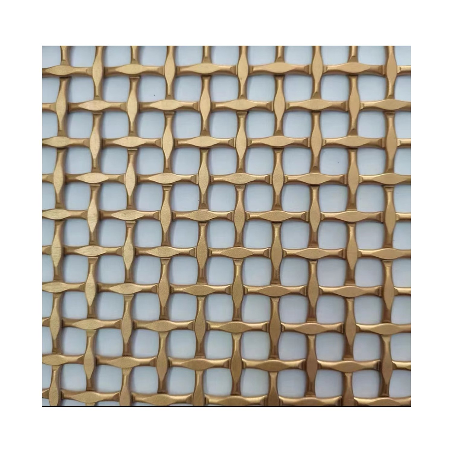 Stainless Metal decoration crimped Screen Woven netting Steel woven wire mesh decoration