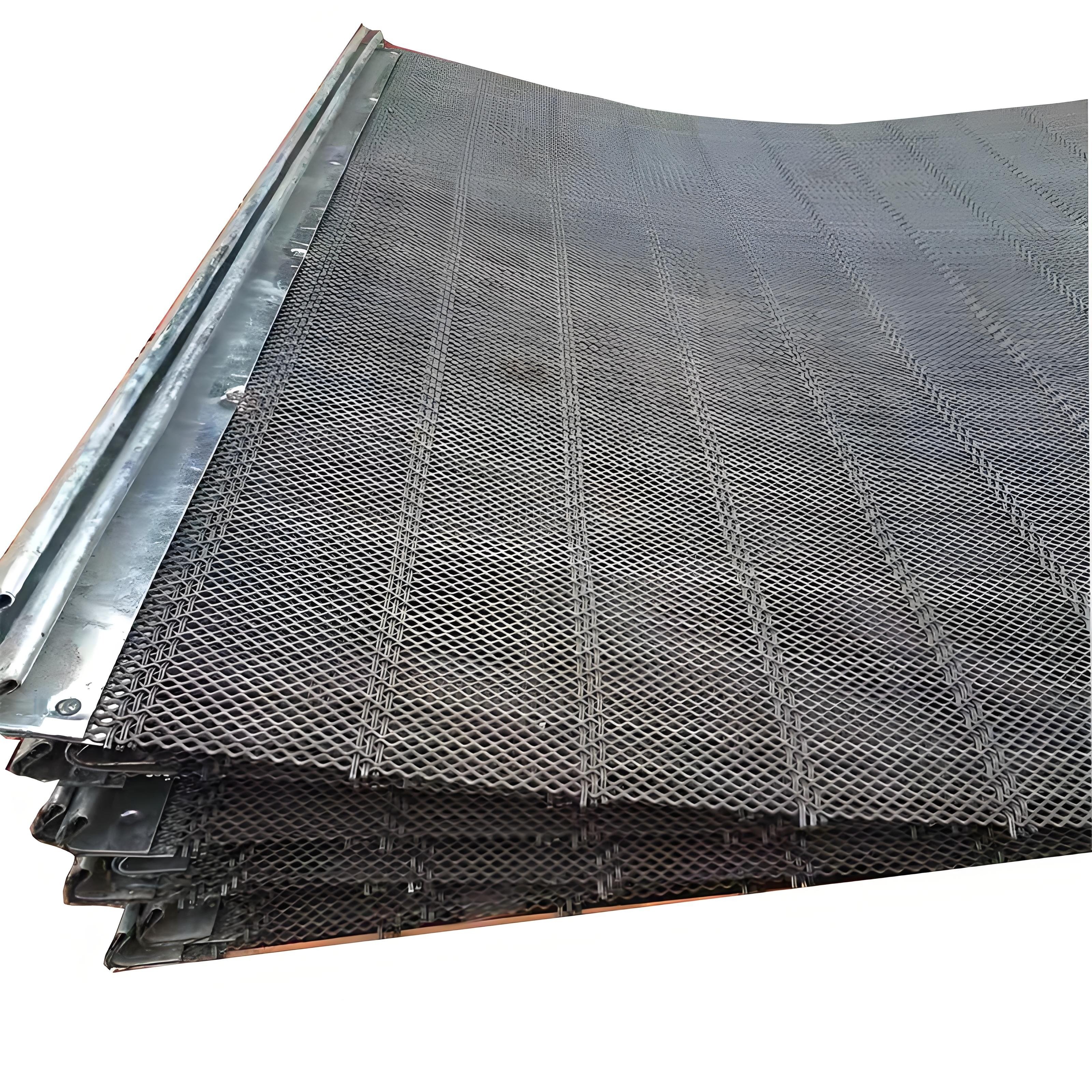 XG 2024 Spare parts of Vibrating screen manganese steel screen mesh stainless steel wire mesh used in mining anti-blocking screen mesh