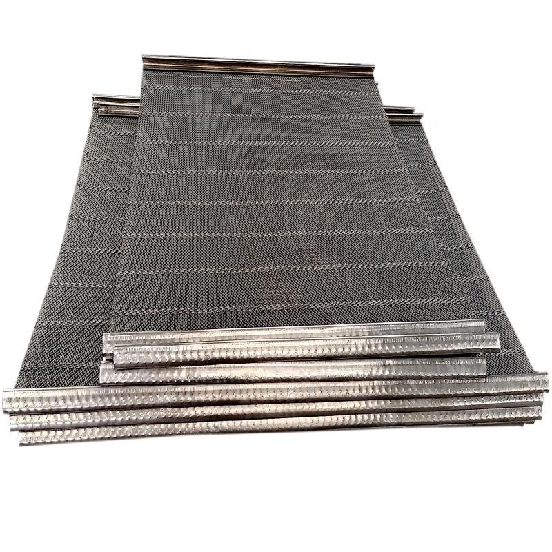 XG 2024 Spare parts of Vibrating screen manganese steel screen mesh stainless steel wire mesh used in mining anti-blocking screen mesh