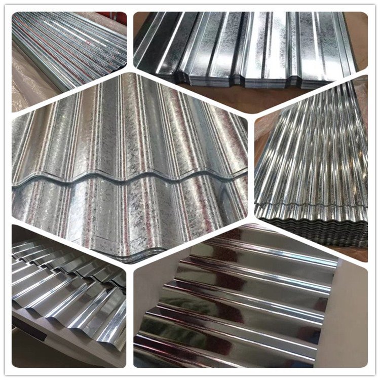 Corrugated Galvanized Steel Sheets Material for House Roofs Durable and Weather Resistant