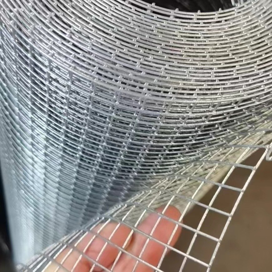 19 Gauge Hardware Cloth, 1/2 inch 48inch*100ft Chicken Wire Fence, Galvanized Welded Cage Wire Mesh Roll Supports Poultry Nettin