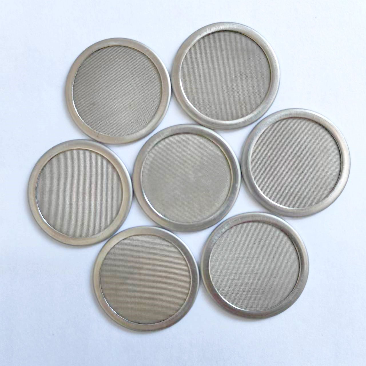 SS 304 316 round shape stainless steel extruder filter disc screen mesh