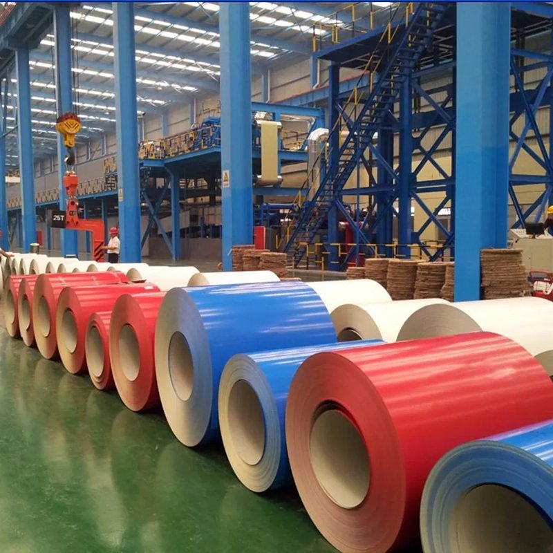 Factory customized various colors ppgi color coated steel coil z40