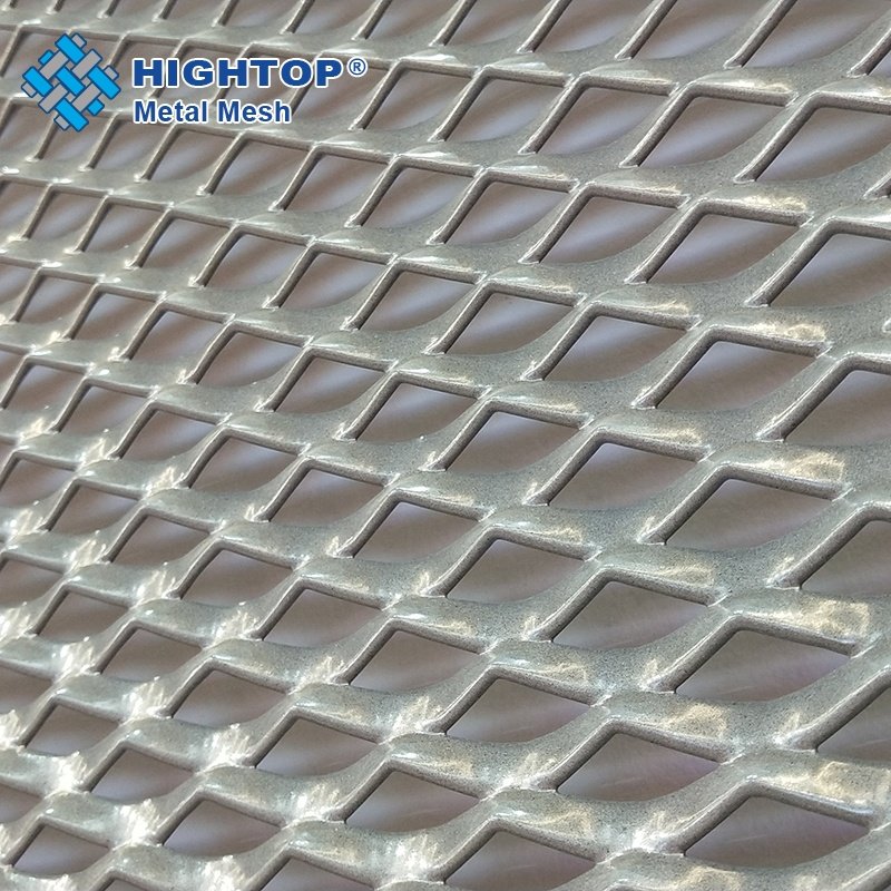 Decorative Architectural Raised Flattened Aluminum Stainless Steel Heavy Duty Expanded Metal Ramp Step Stair Walkway Wire Mesh