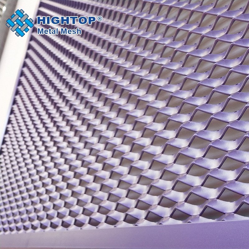 Decorative Architectural Raised Flattened Aluminum Stainless Steel Heavy Duty Expanded Metal Ramp Step Stair Walkway Wire Mesh